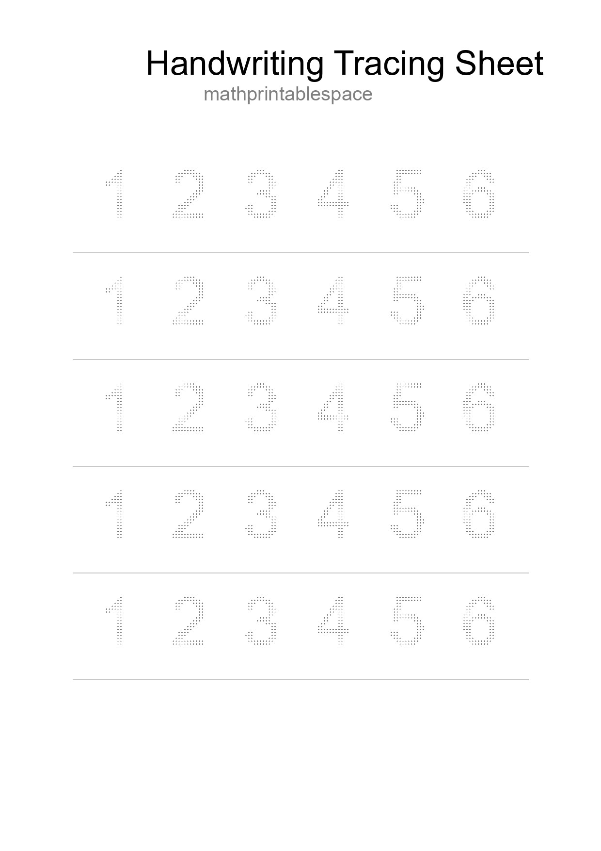 Printable Tracing Worksheet For Kids - Part 142